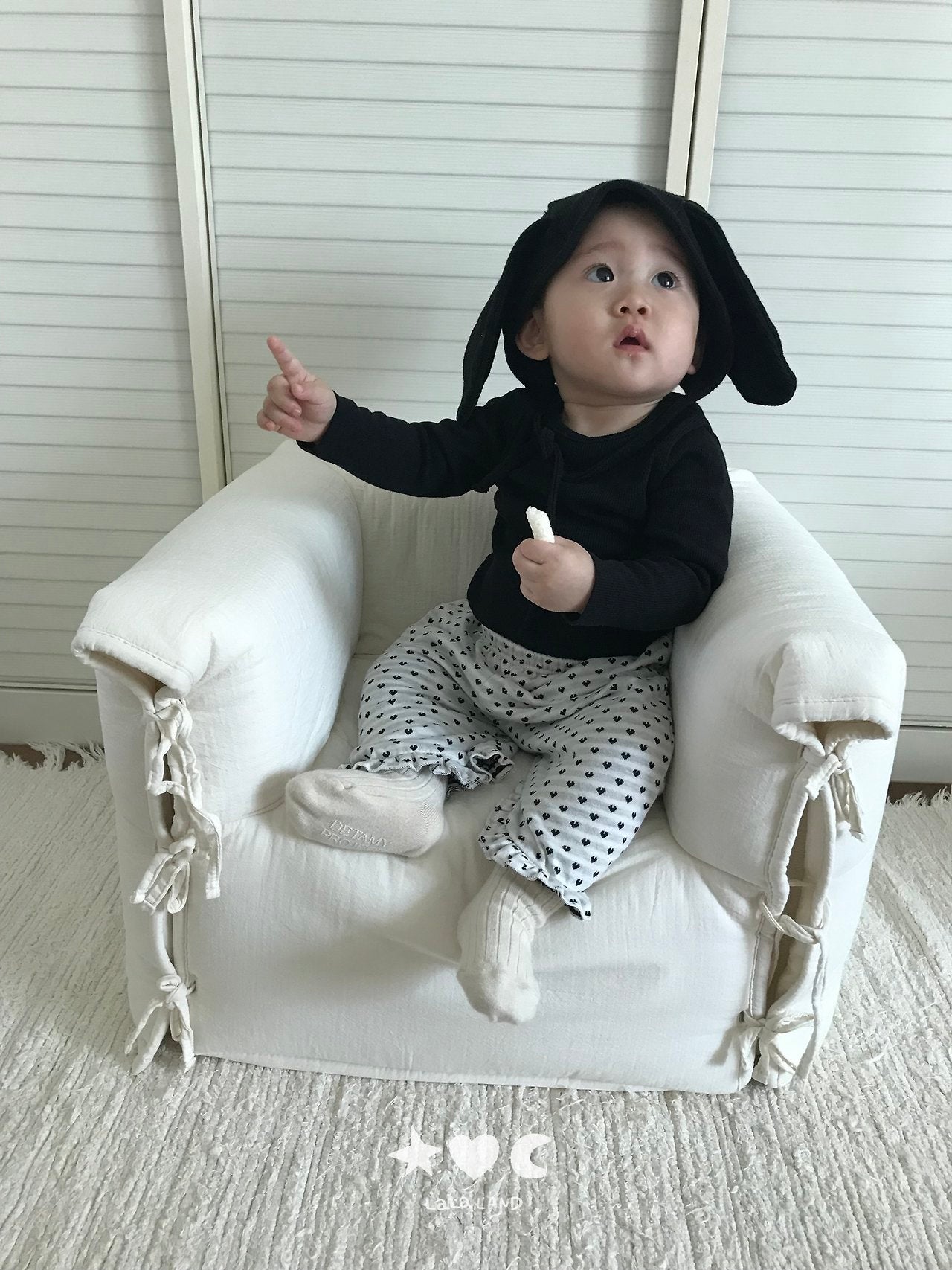 Lalaland Heart Dot Frill Pants