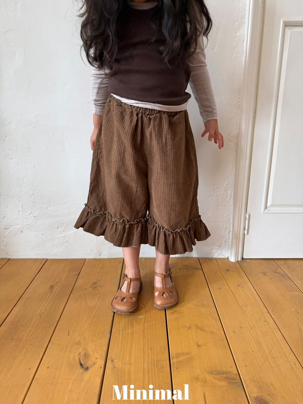 Minimal Modal Frill Pants