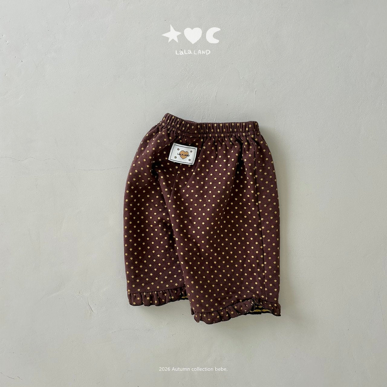 Lalaland Heart Dot Frill Pants