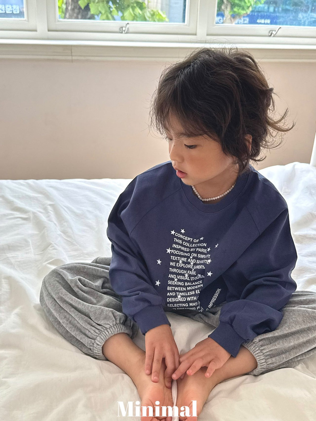Minimal Star Lettering Tee
