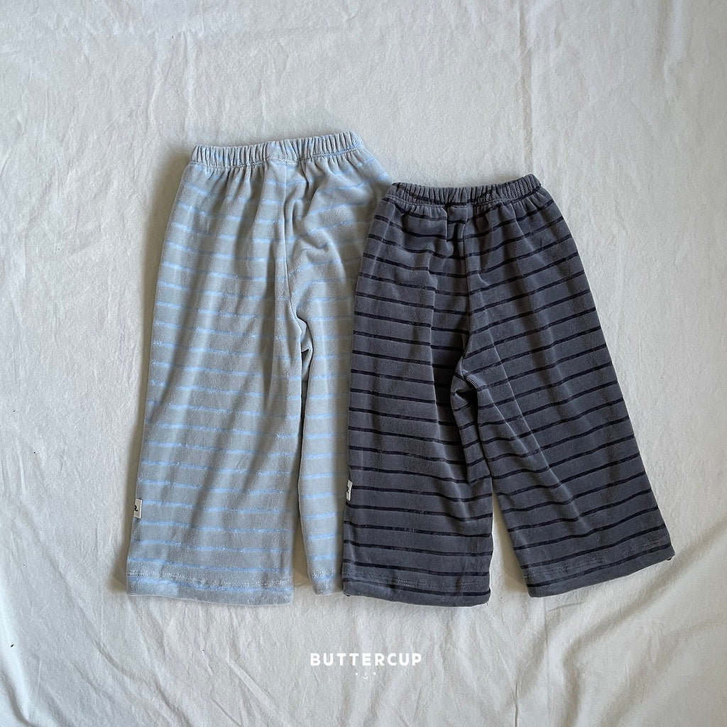 Buttercup Velour Stripe Pants