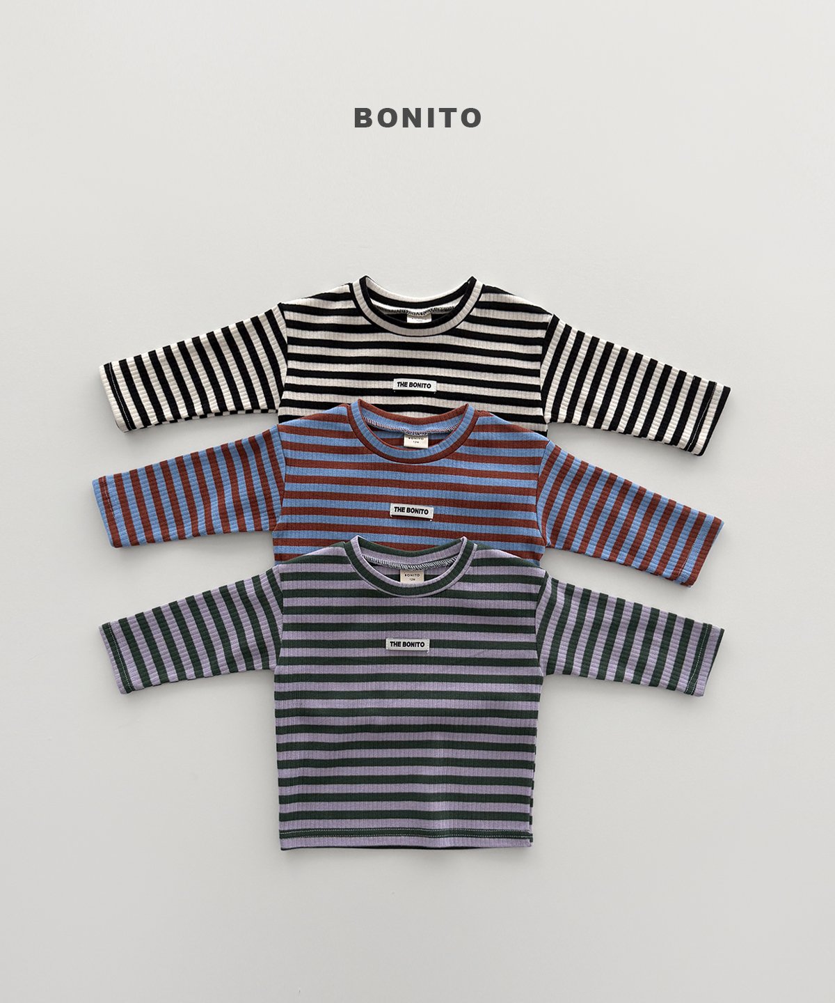 Bonito Two-tone Rib Tee 1