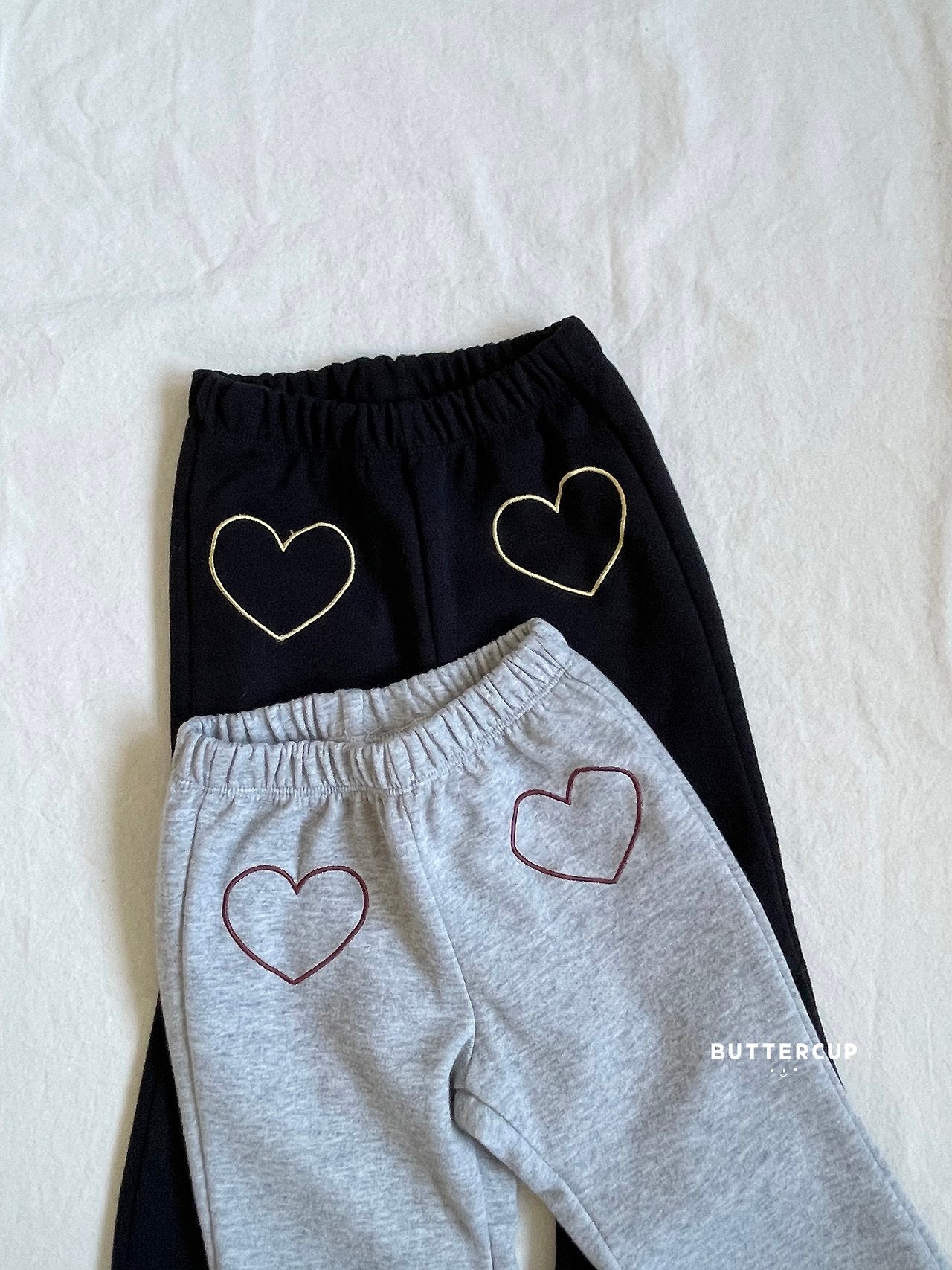 Buttercup Heart Bootcut Pants