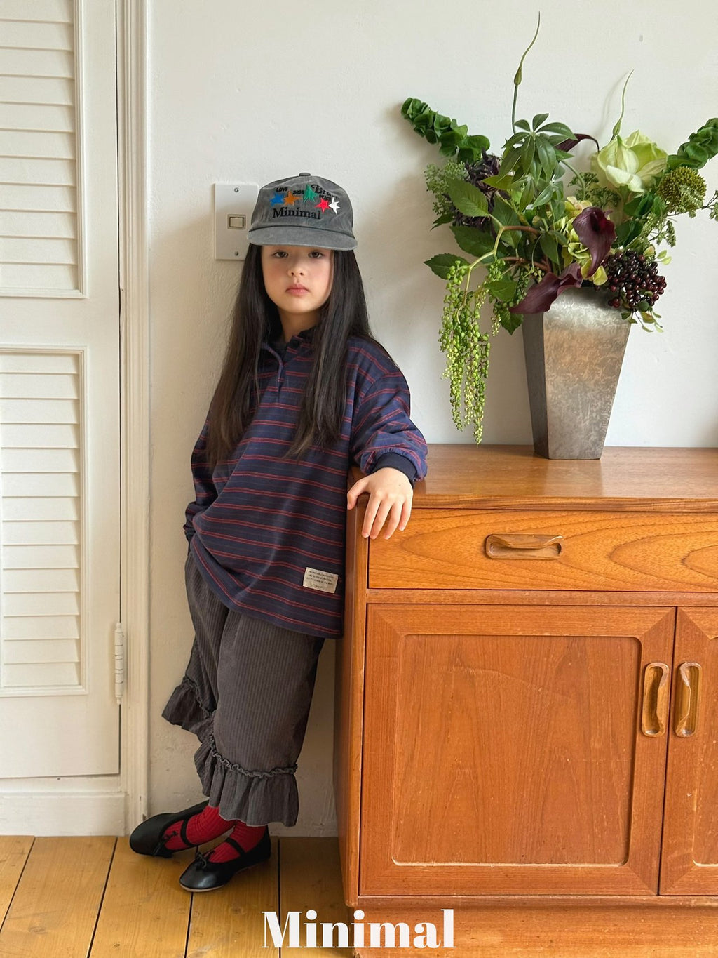Minimal Modal Frill Pants