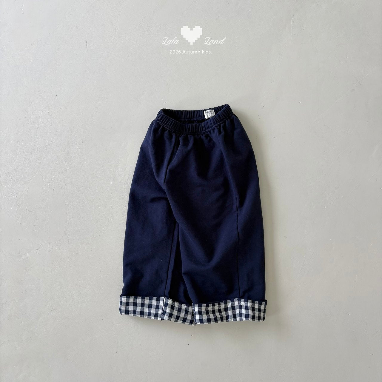 Lalaland Check Panel Pants