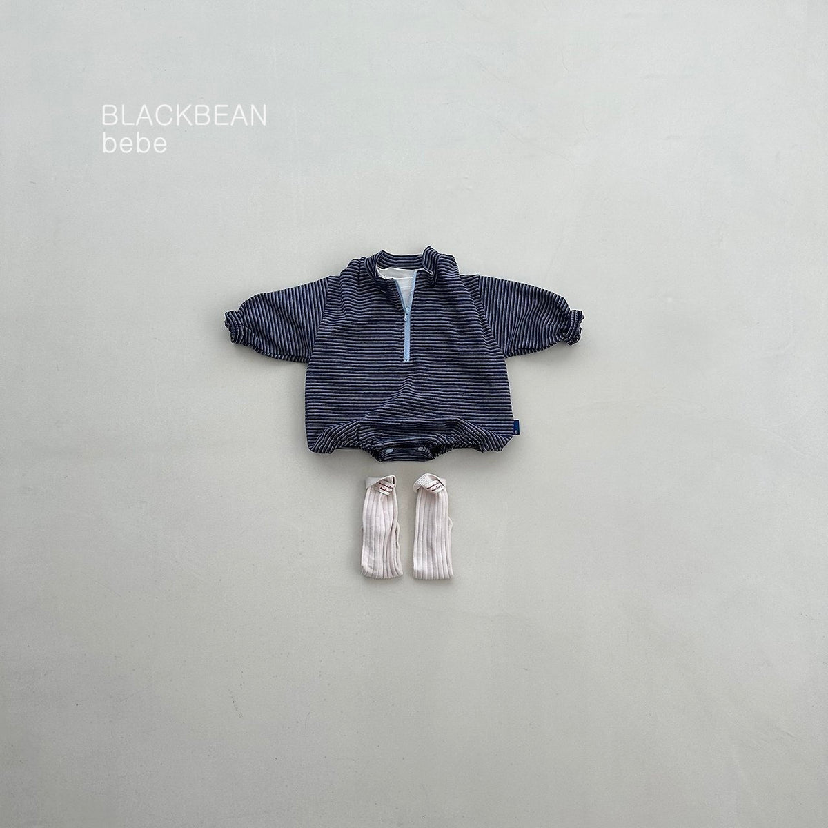 Black Bean Eco Bebe Zip-up Suit 2