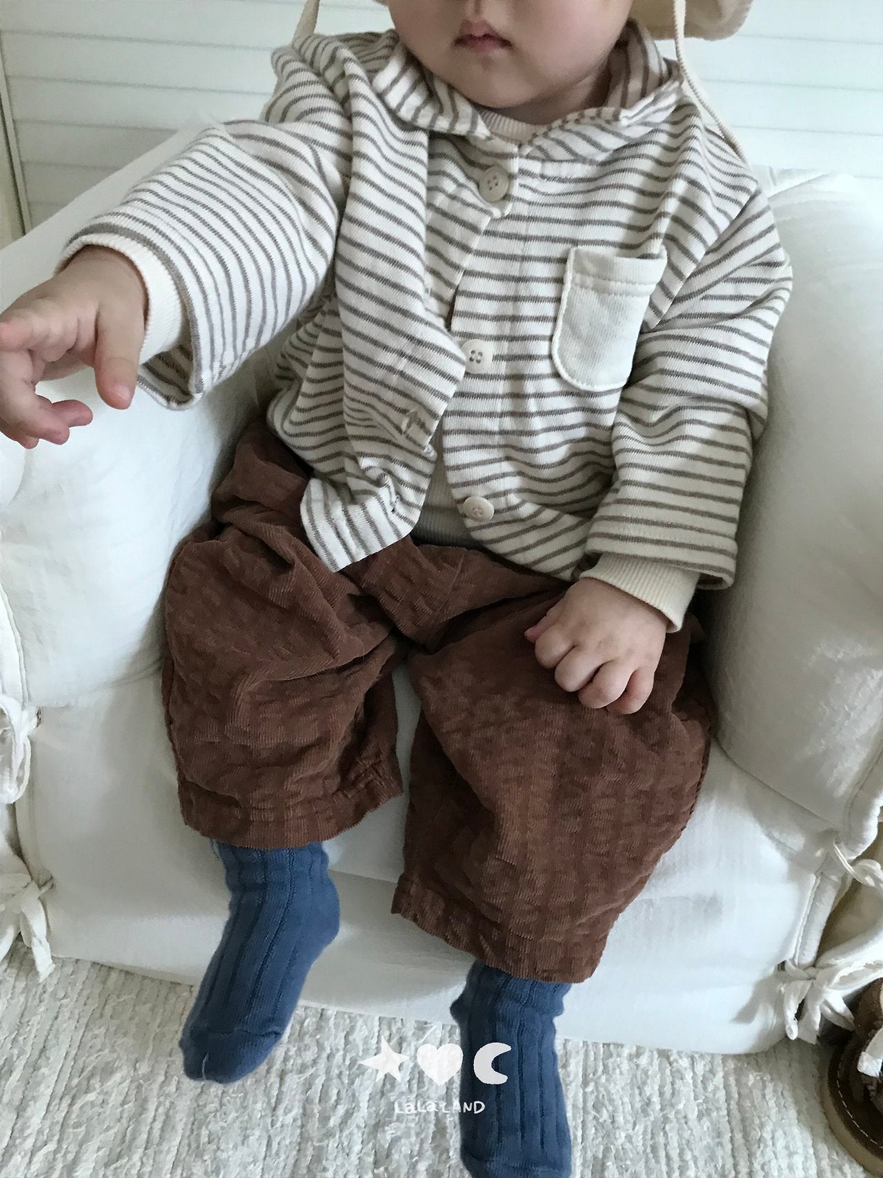 Lalaland Embossed Corduroy Pants