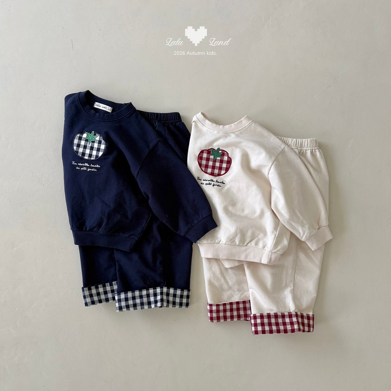 Lalaland Check Panel Pants