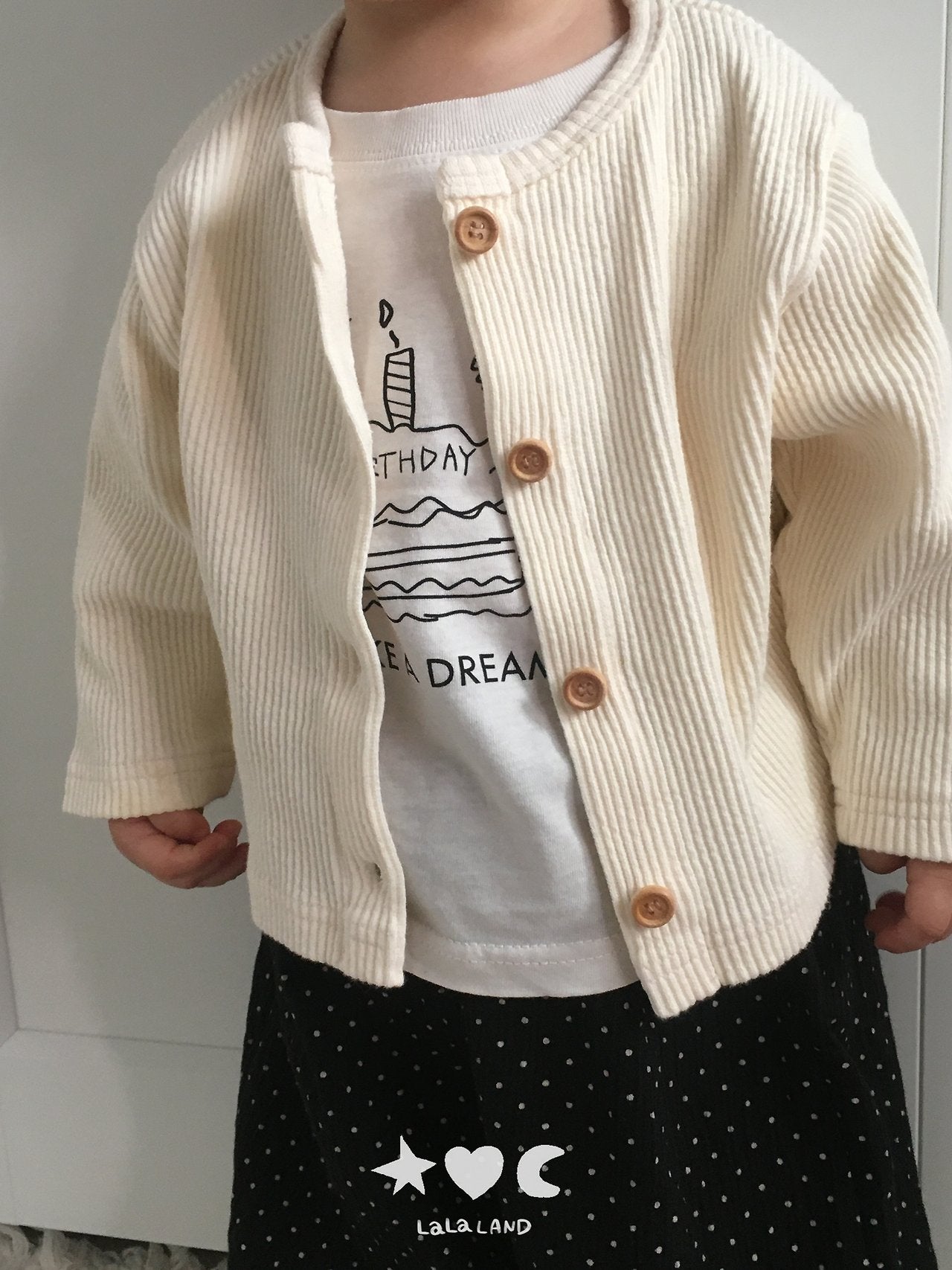 Lalaland Glam Ribbed Cardigan