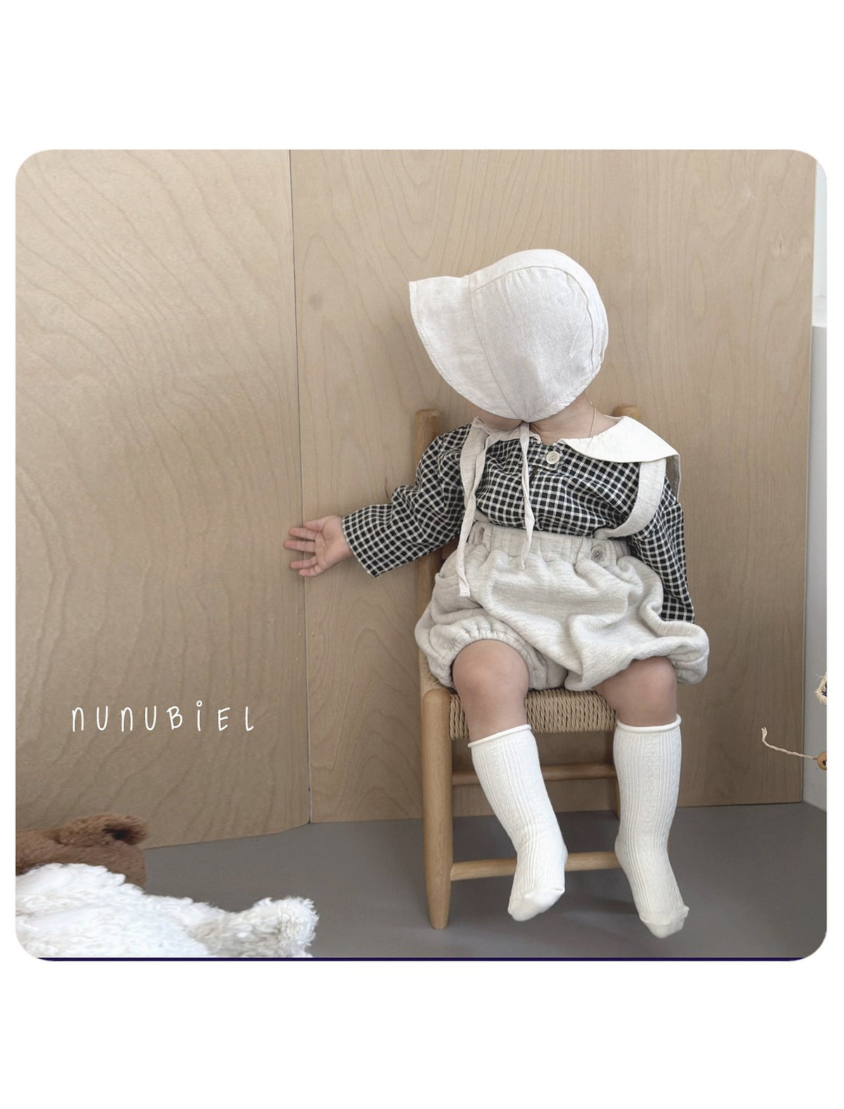 Nunu Biel Bebe Check Blouse 19