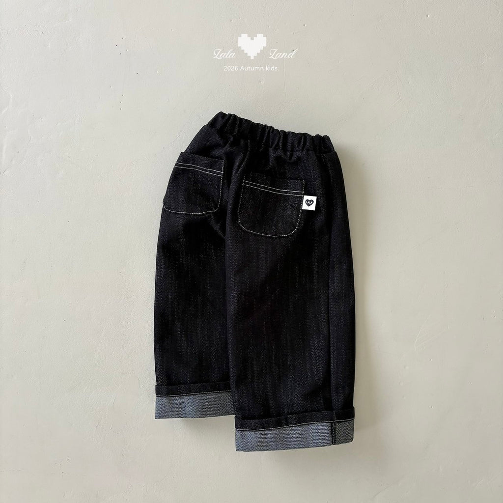 Lalaland Roll-up Denim Pants