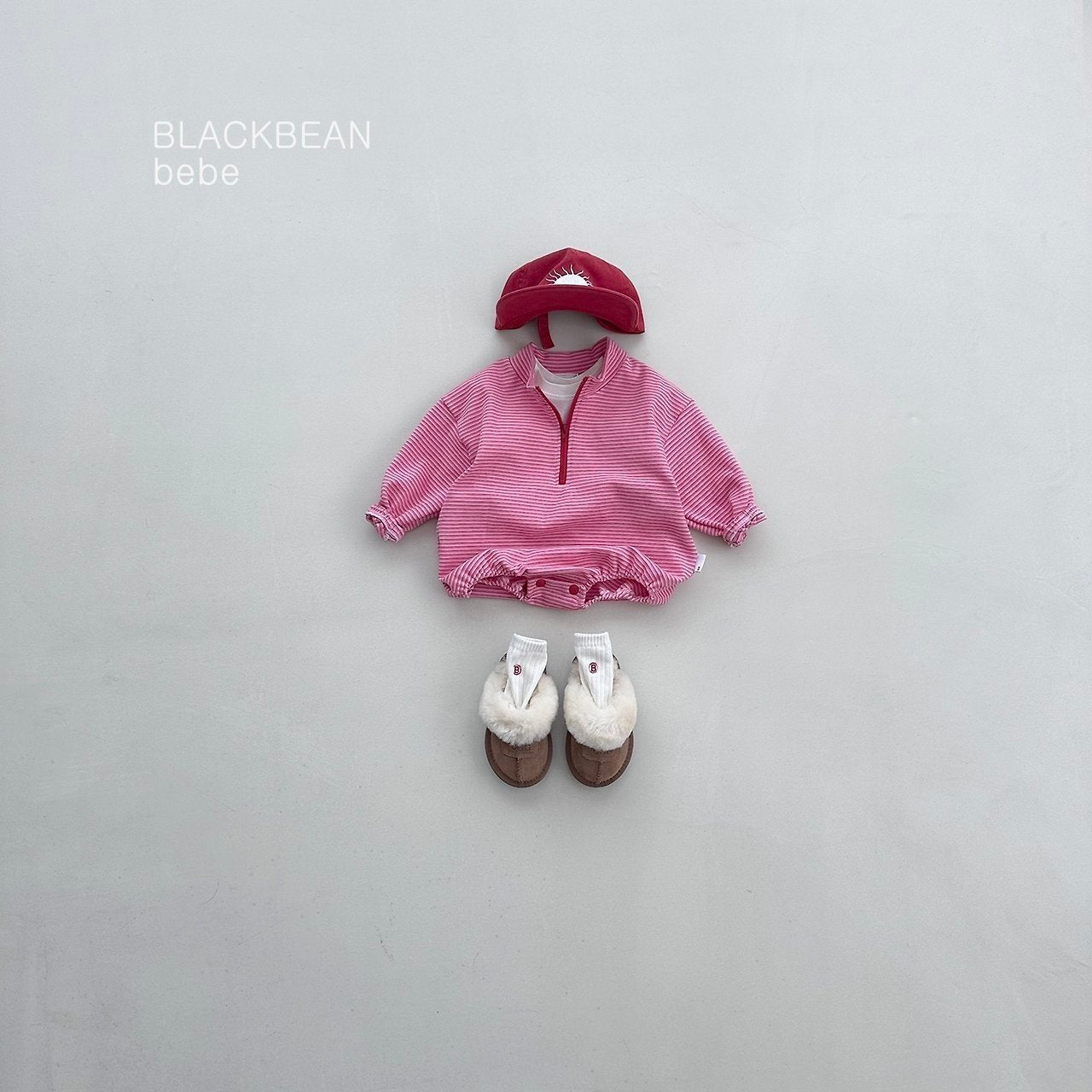 Black Bean Eco Bebe Zip-up Suit 4