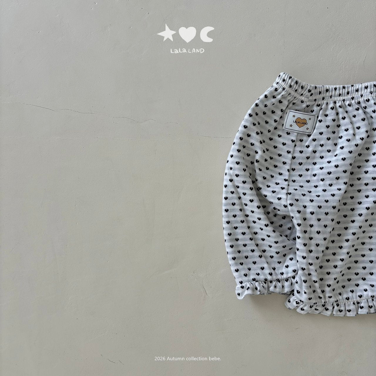 Lalaland Heart Dot Frill Pants