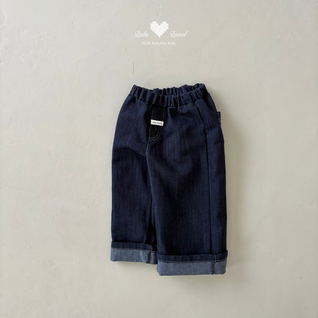 Lalaland Roll-up Denim Pants