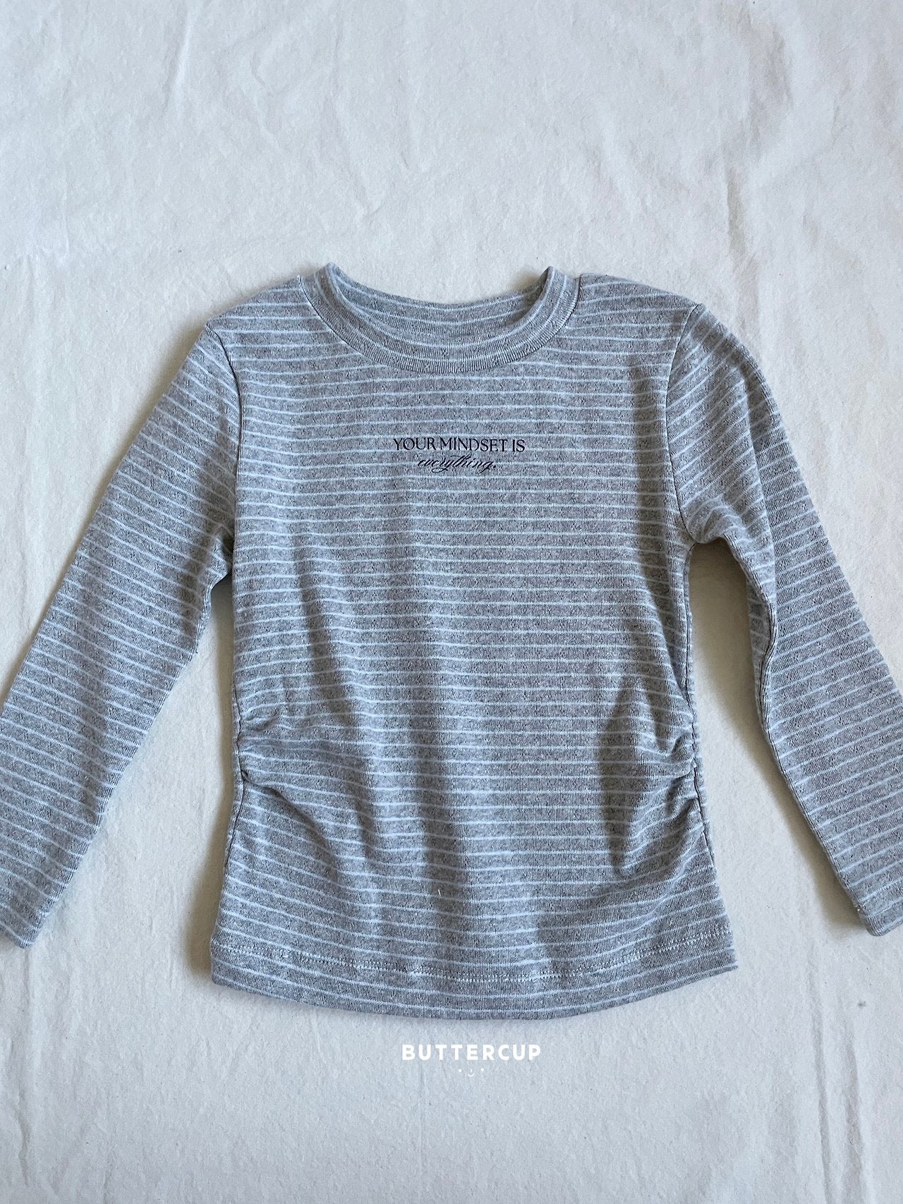 Buttercup Letter Shirring Tee