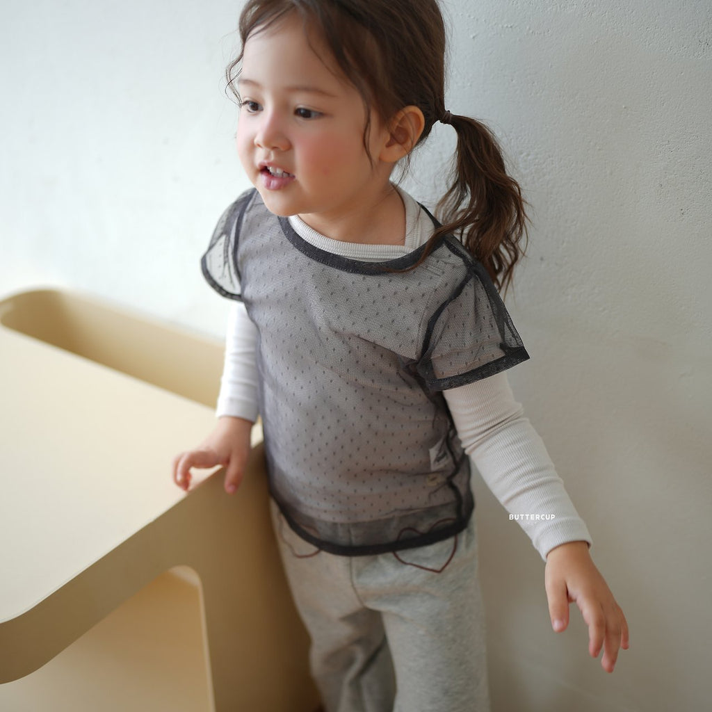 Buttercup Dot Sheer Tee