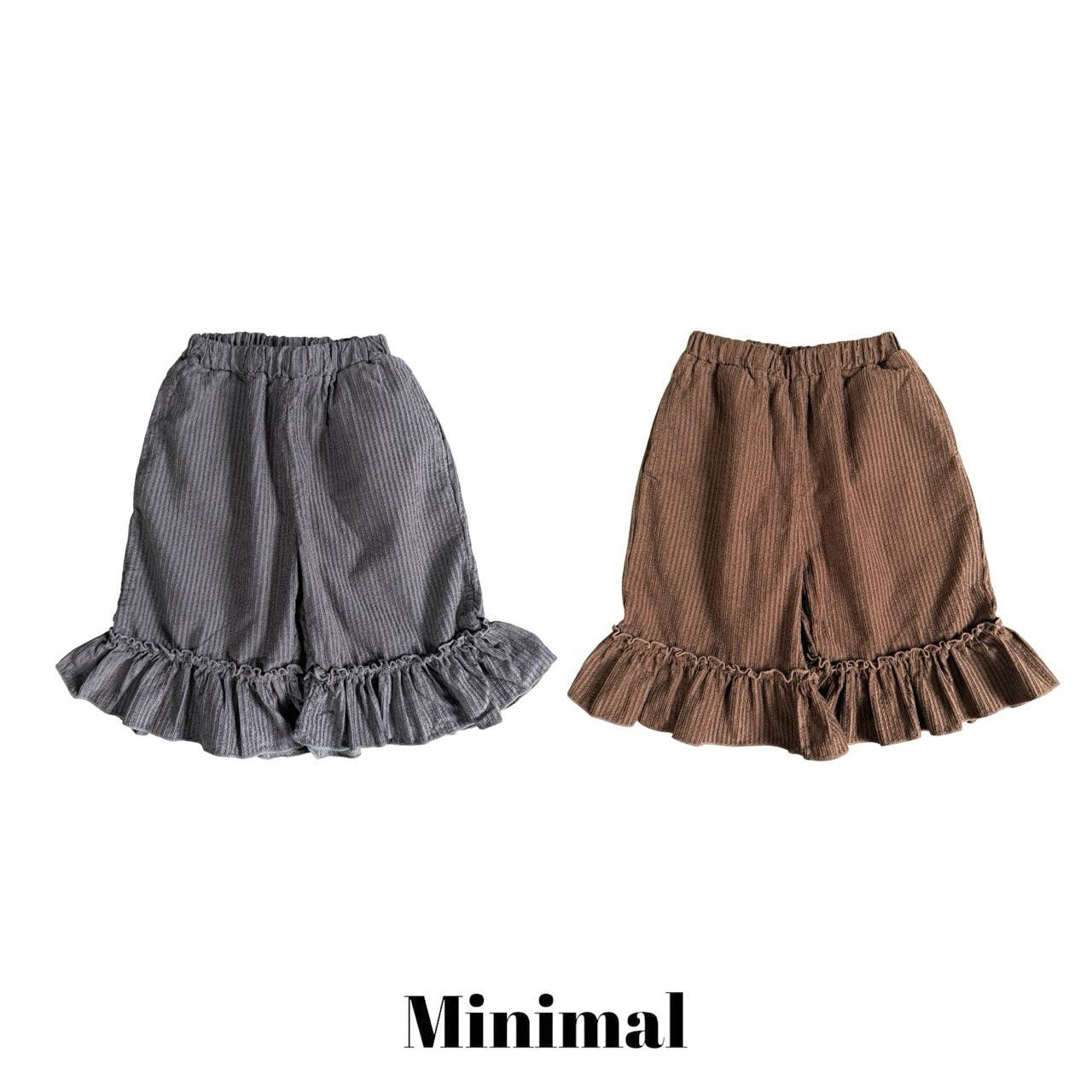 Minimal Modal Frill Pants