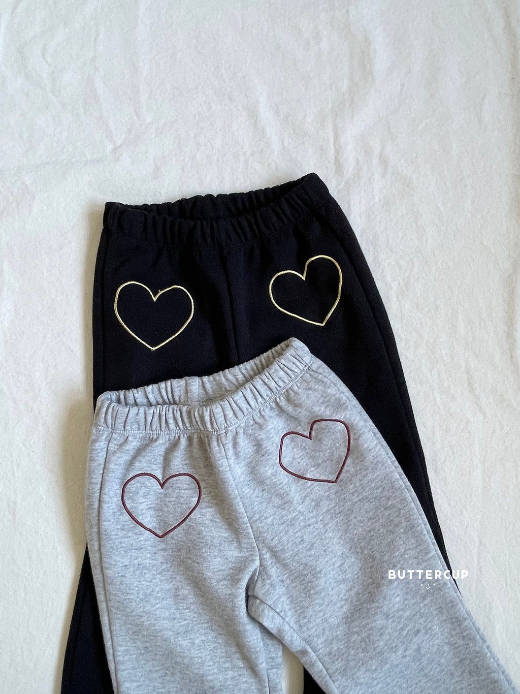 Buttercup Heart Bootcut Pants