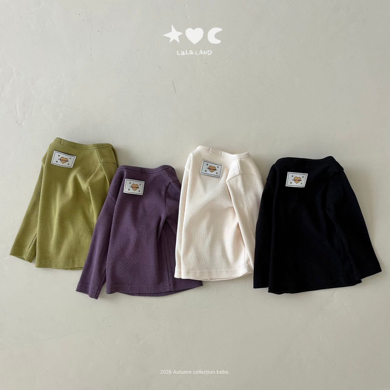 Lalaland Macaron Ribbed Tee