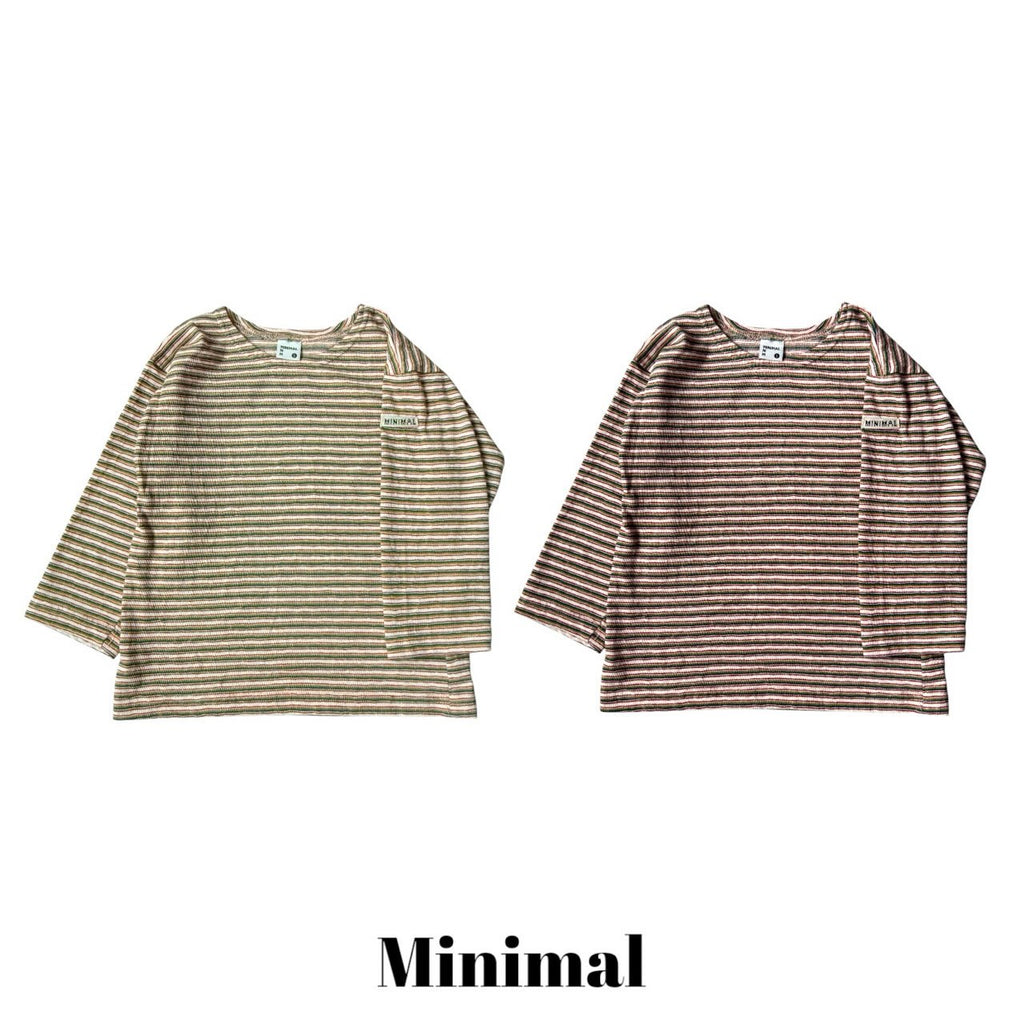 Minimal Crayon Stripe Tee