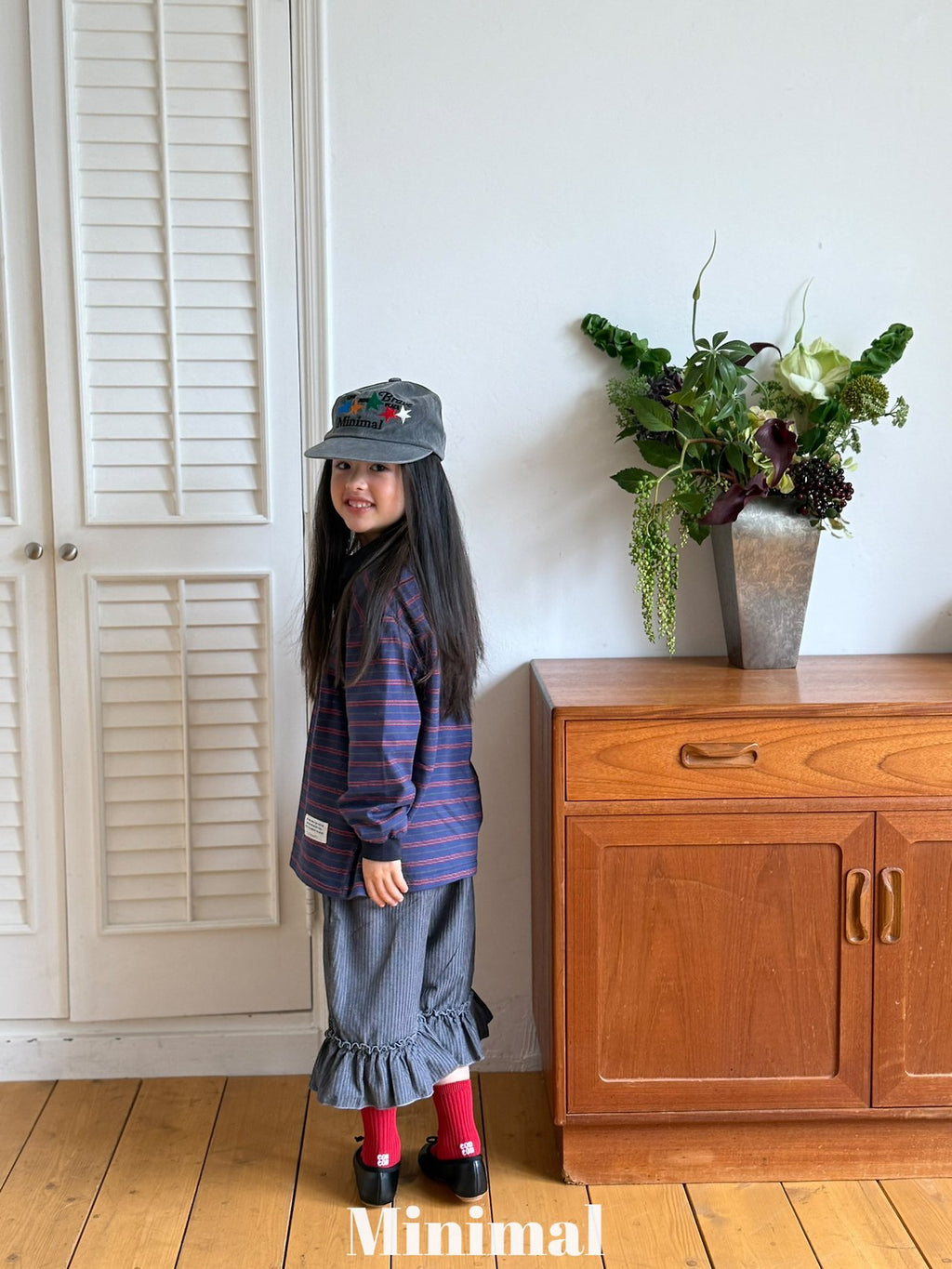 Minimal Modal Frill Pants