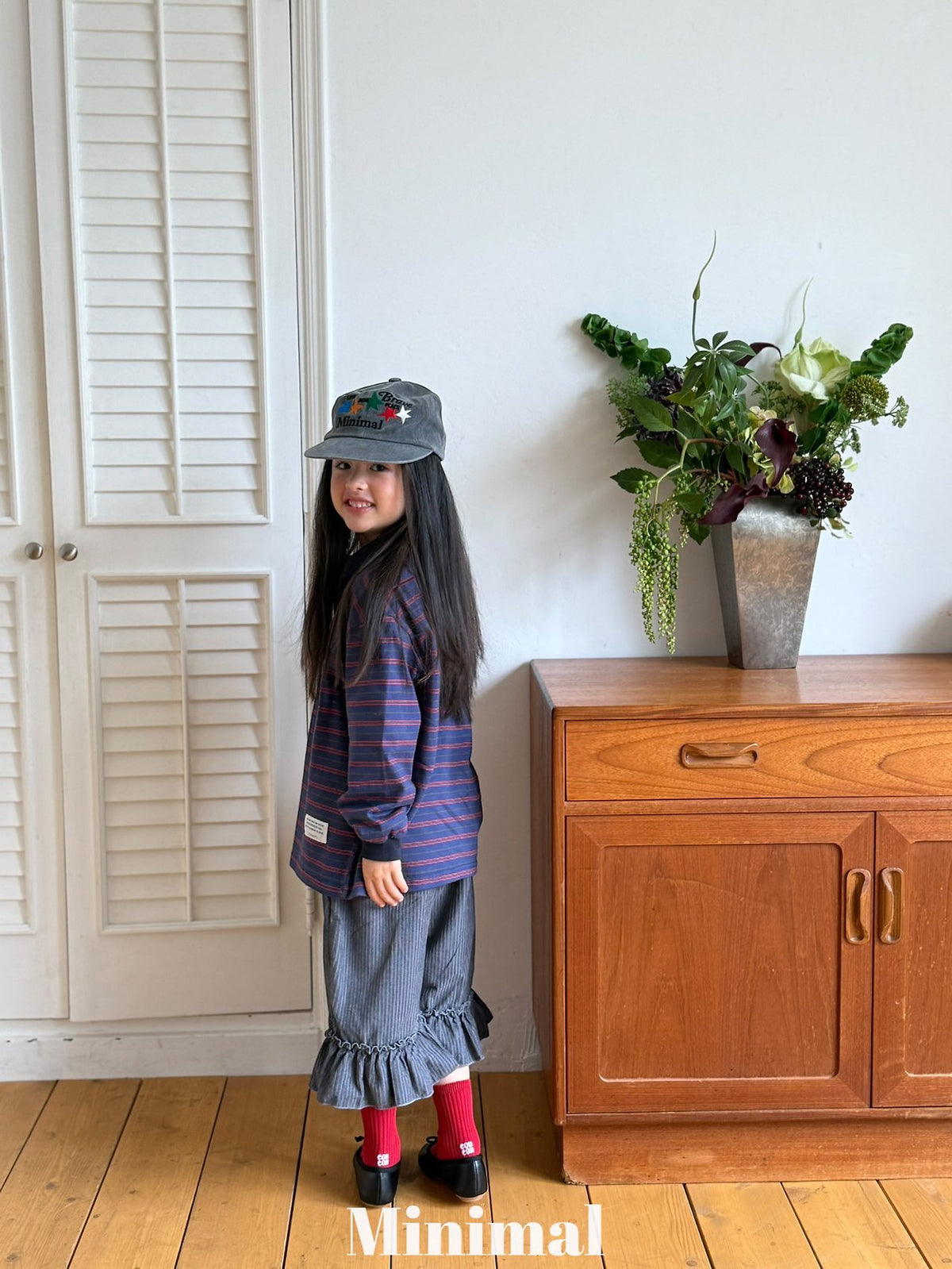 Minimal Modal Frill Pants