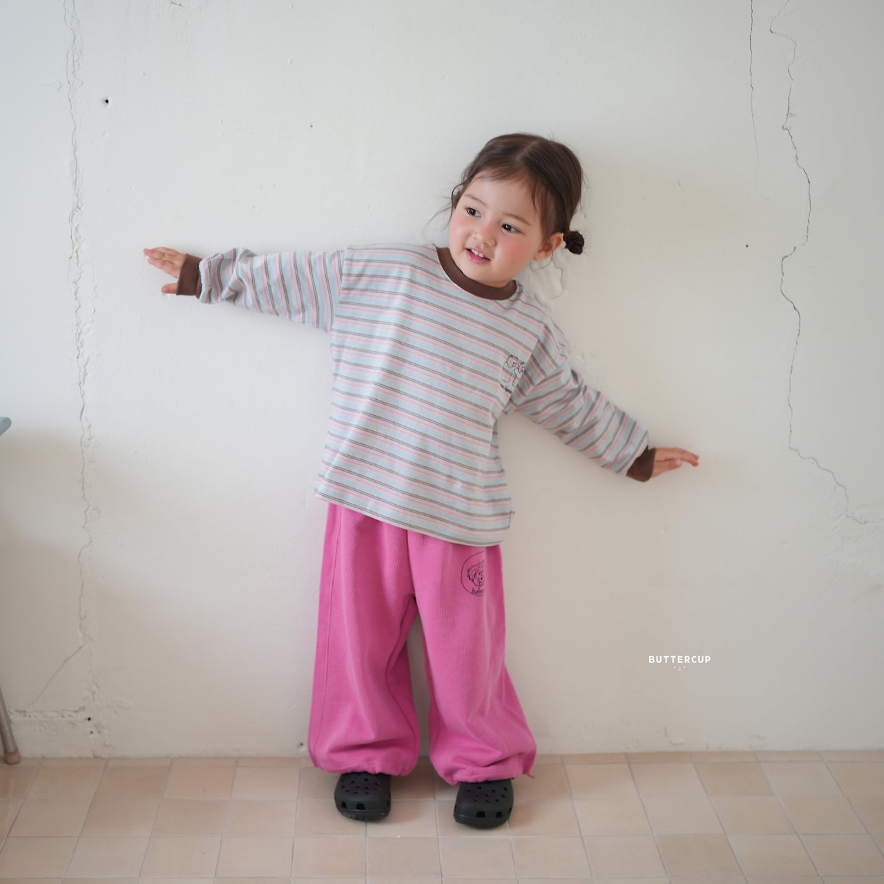 Buttercup Buddy Stripe Tee