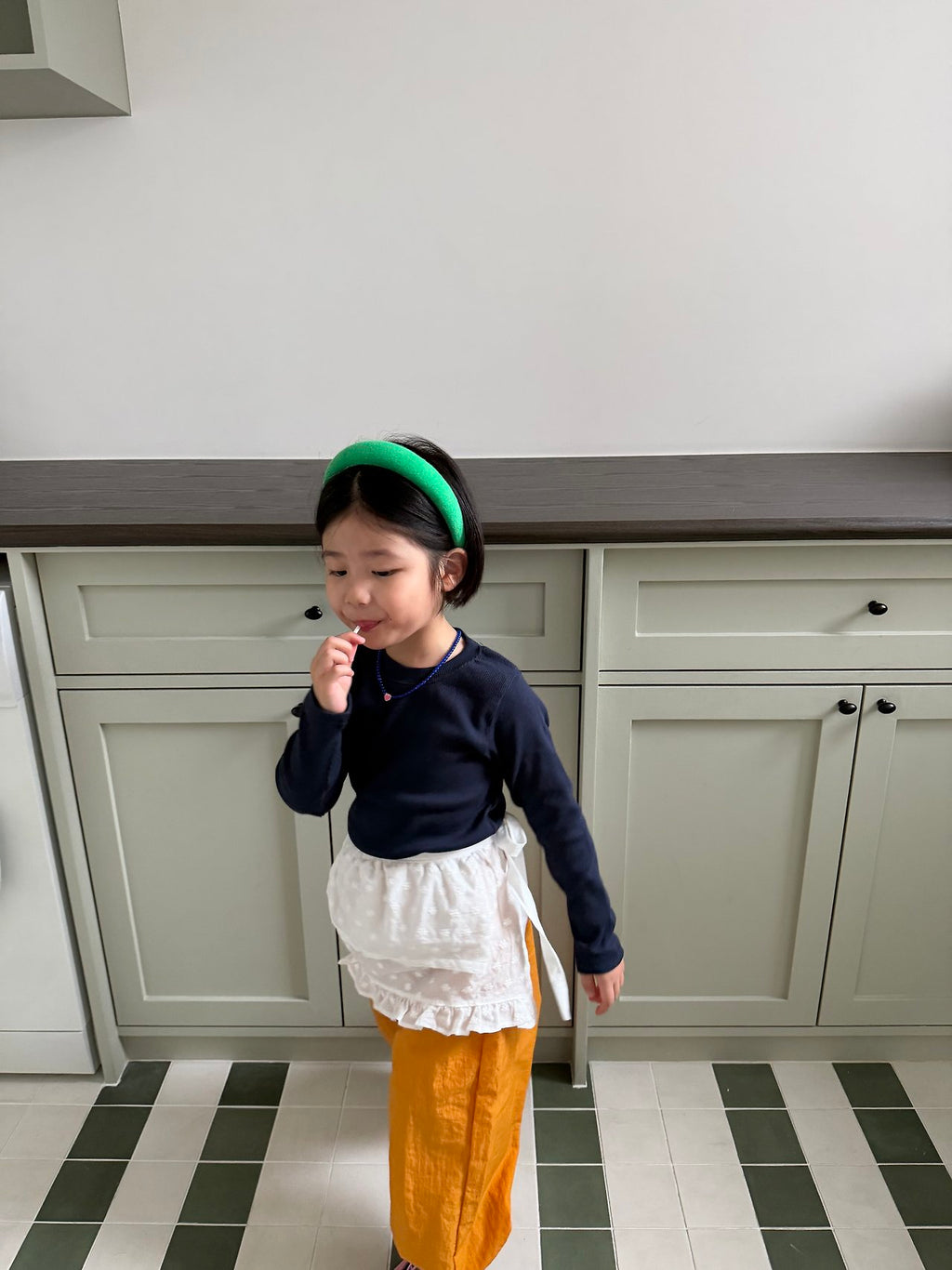 pie Baby Breath Apron Skirt