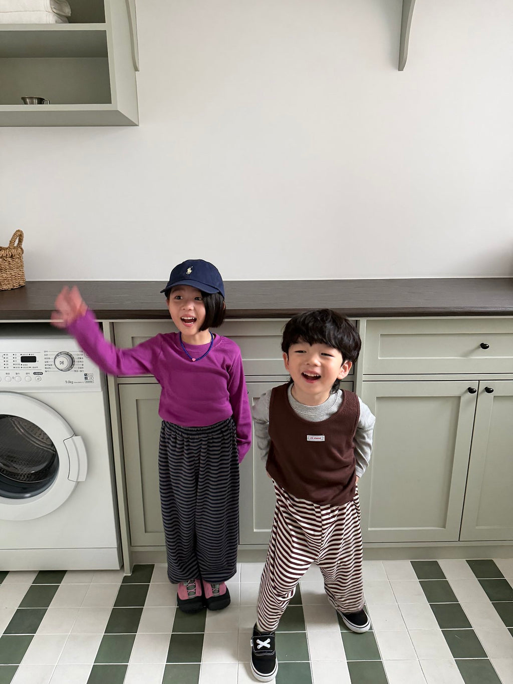 pie Cocoa Stripe Pants