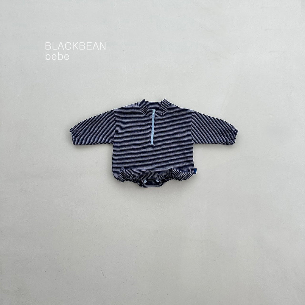 Black Bean Eco Bebe Zip-up Suit 7