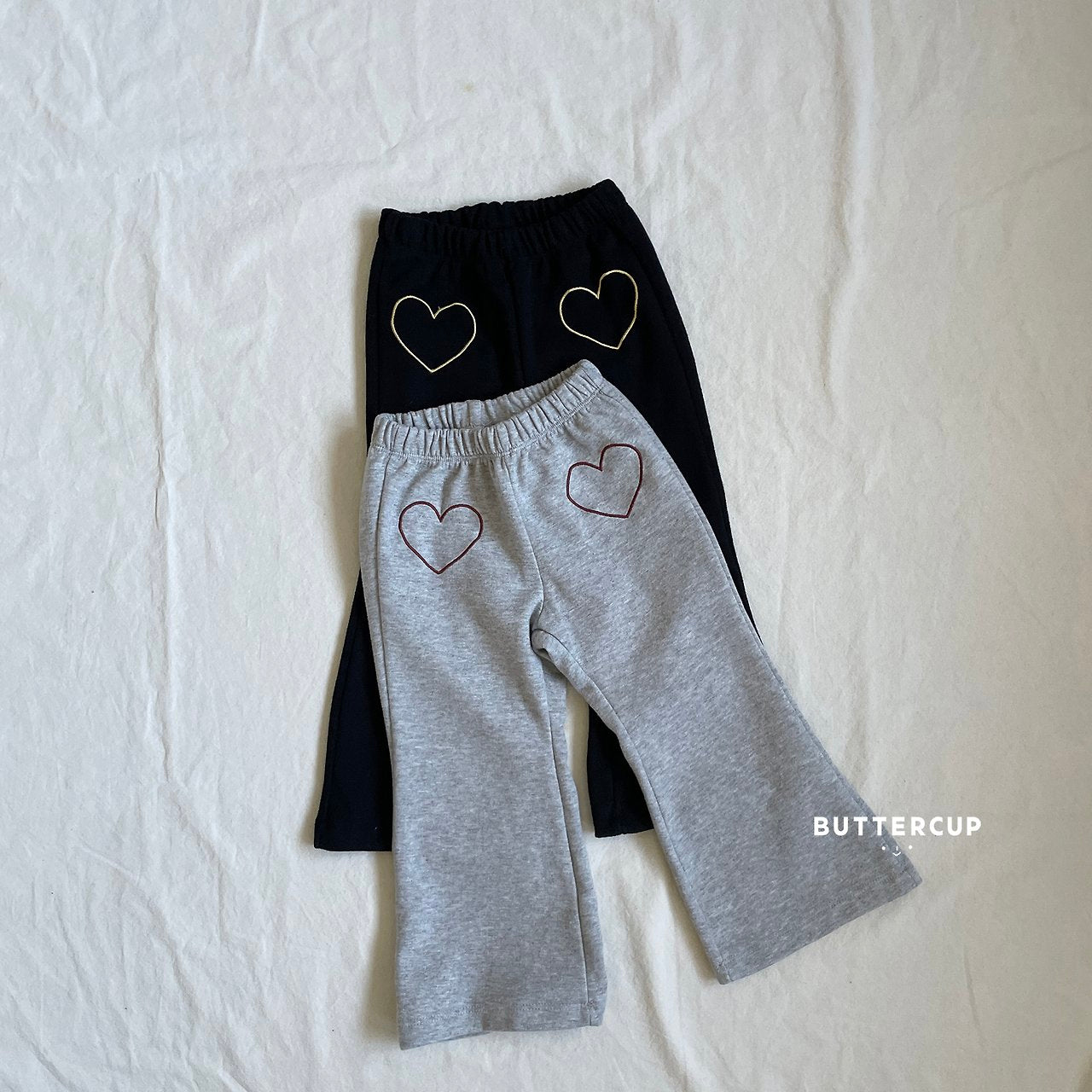 Buttercup Heart Bootcut Pants