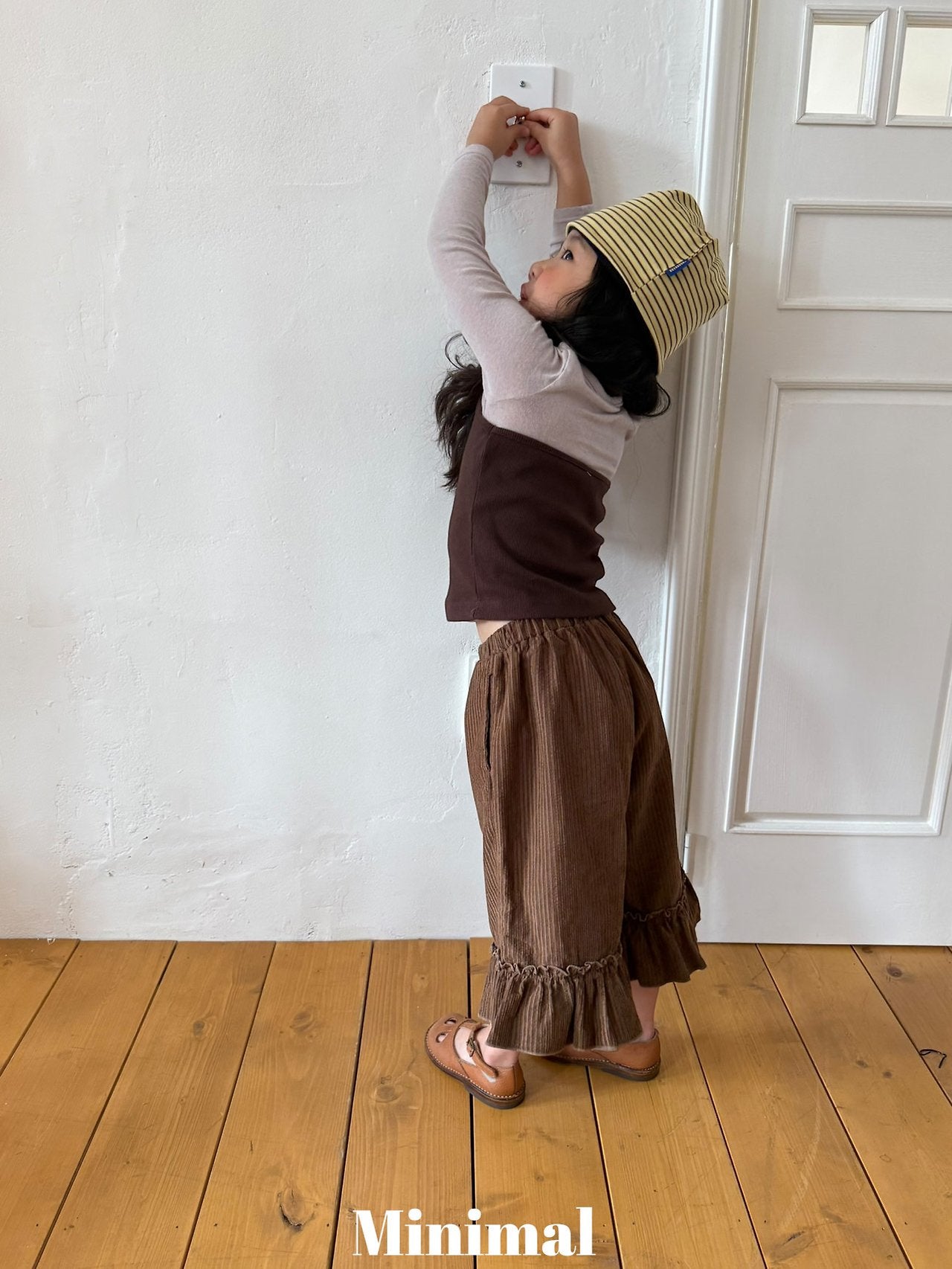 Minimal Modal Frill Pants