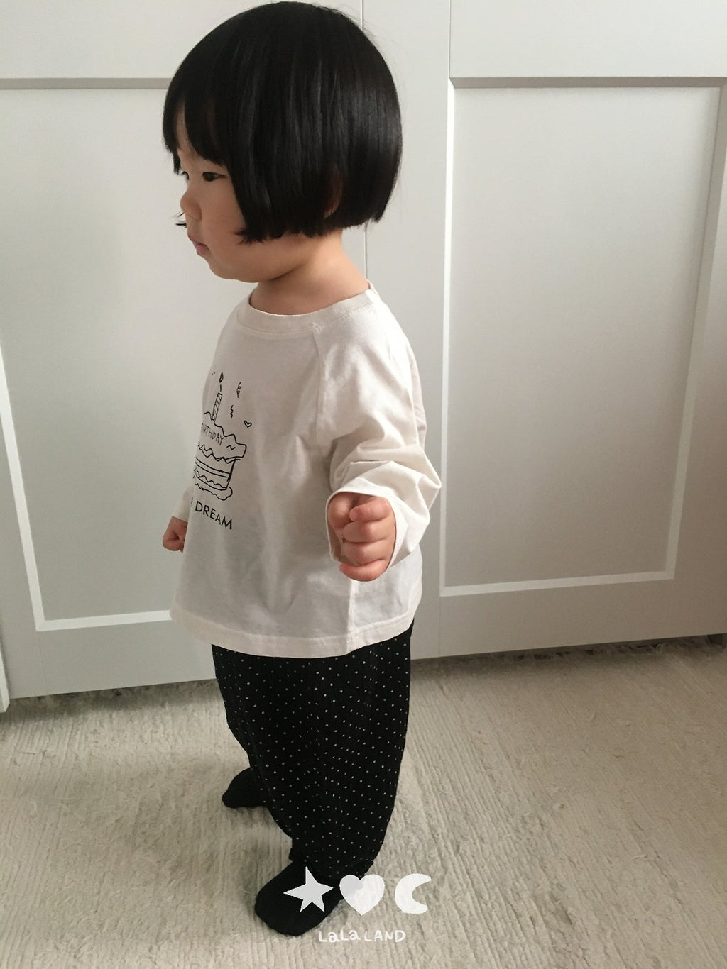 Lalaland Happy Raglan Tee