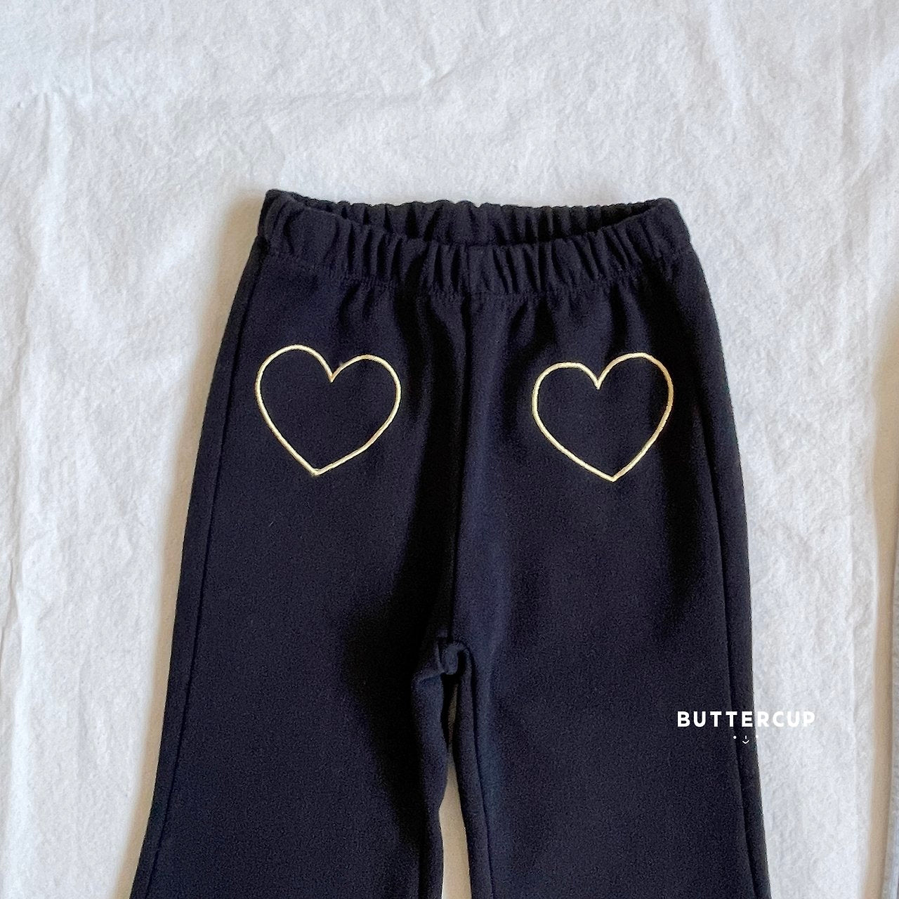 Buttercup Heart Bootcut Pants