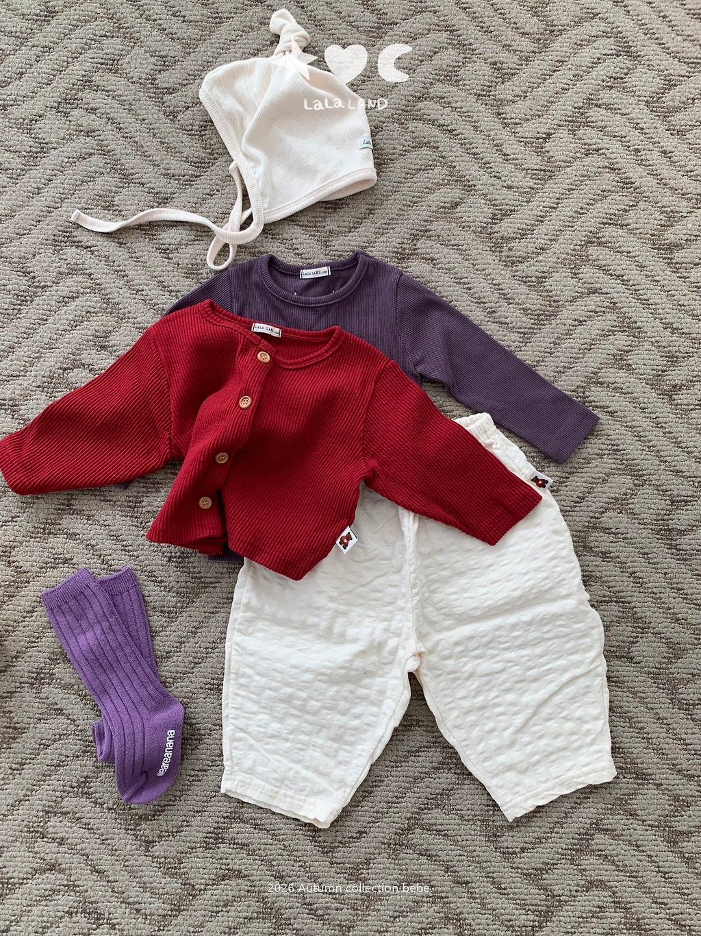 Lalaland Embossed Corduroy Pants