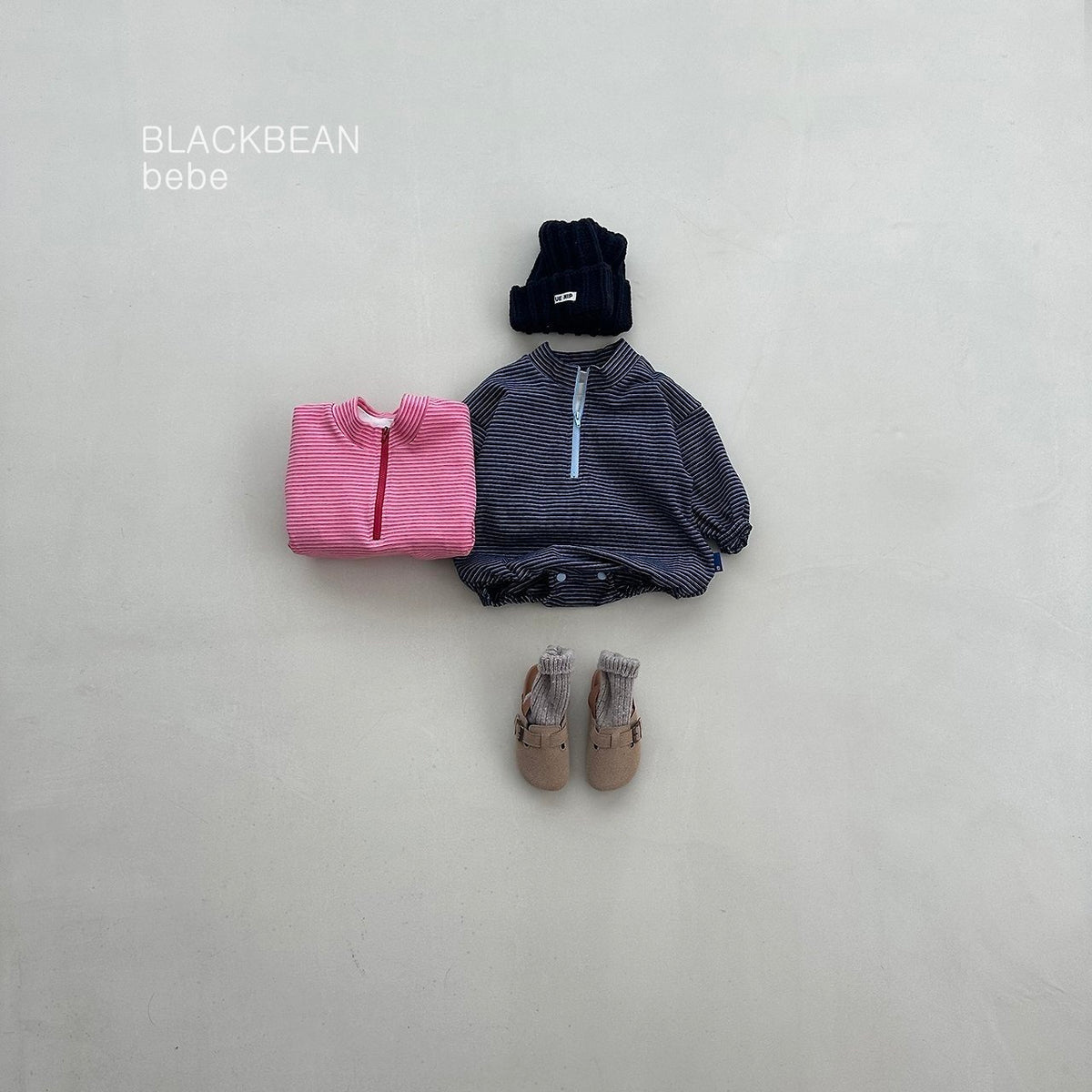 Black Bean Eco Bebe Zip-up Suit 6