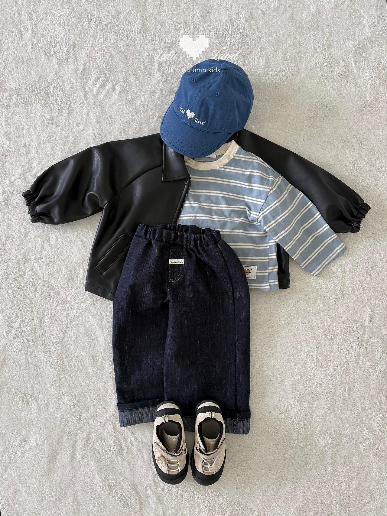 Lalaland Roll-up Denim Pants