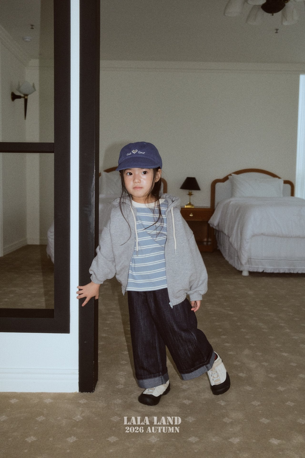Lalaland Roll-up Denim Pants
