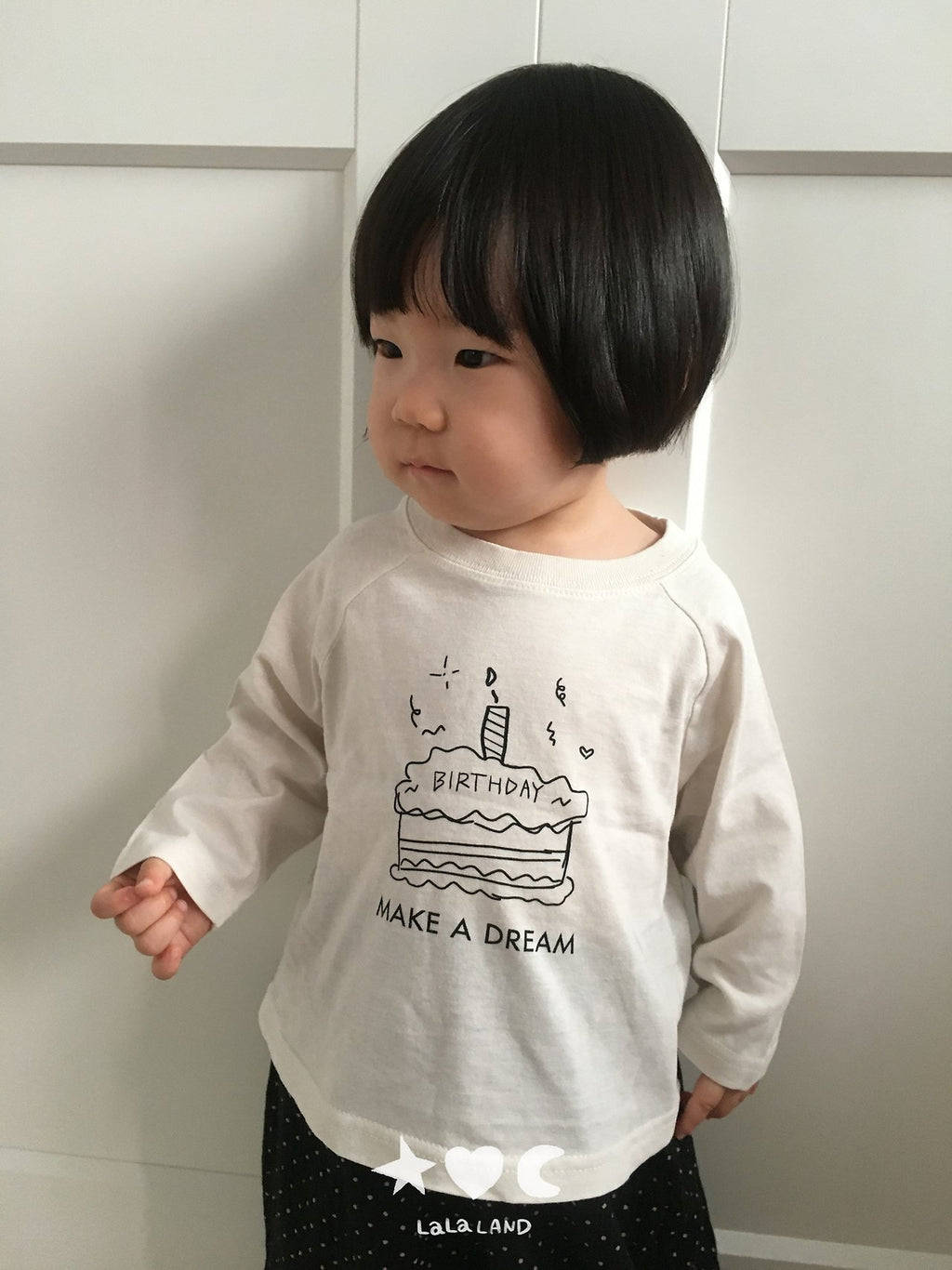 Lalaland Happy Raglan Tee