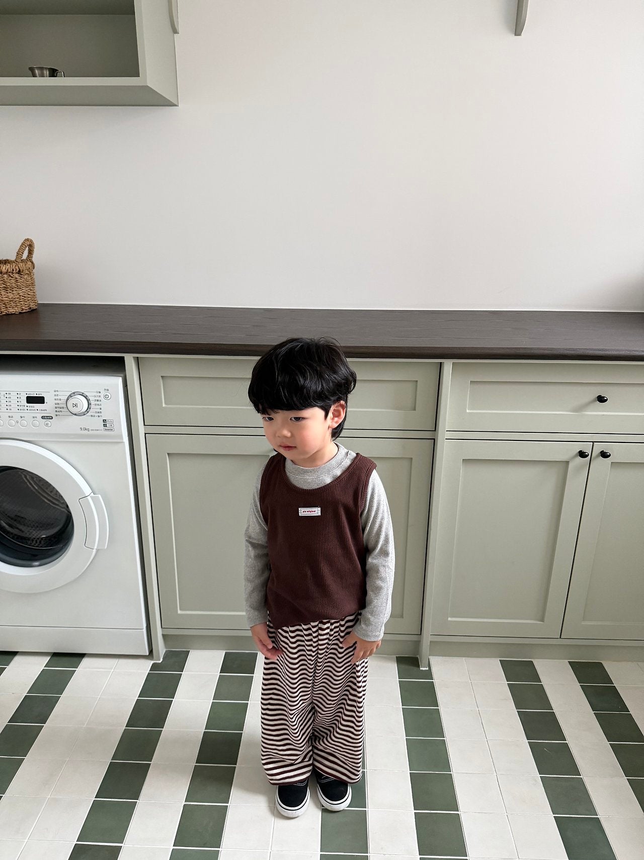 pie Cocoa Stripe Pants