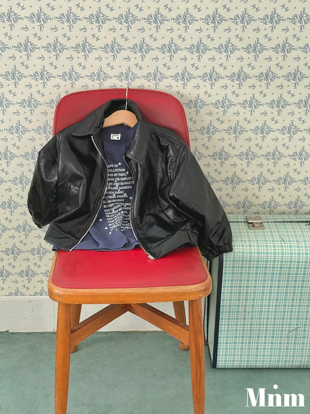 Minimal Soft Leather Zip-up Jumper
