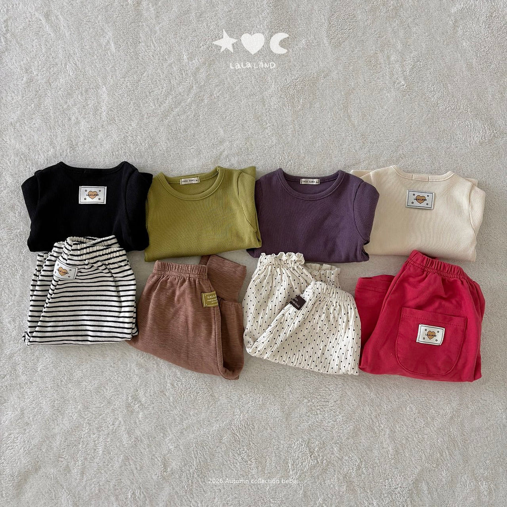 Lalaland Macaron Ribbed Tee