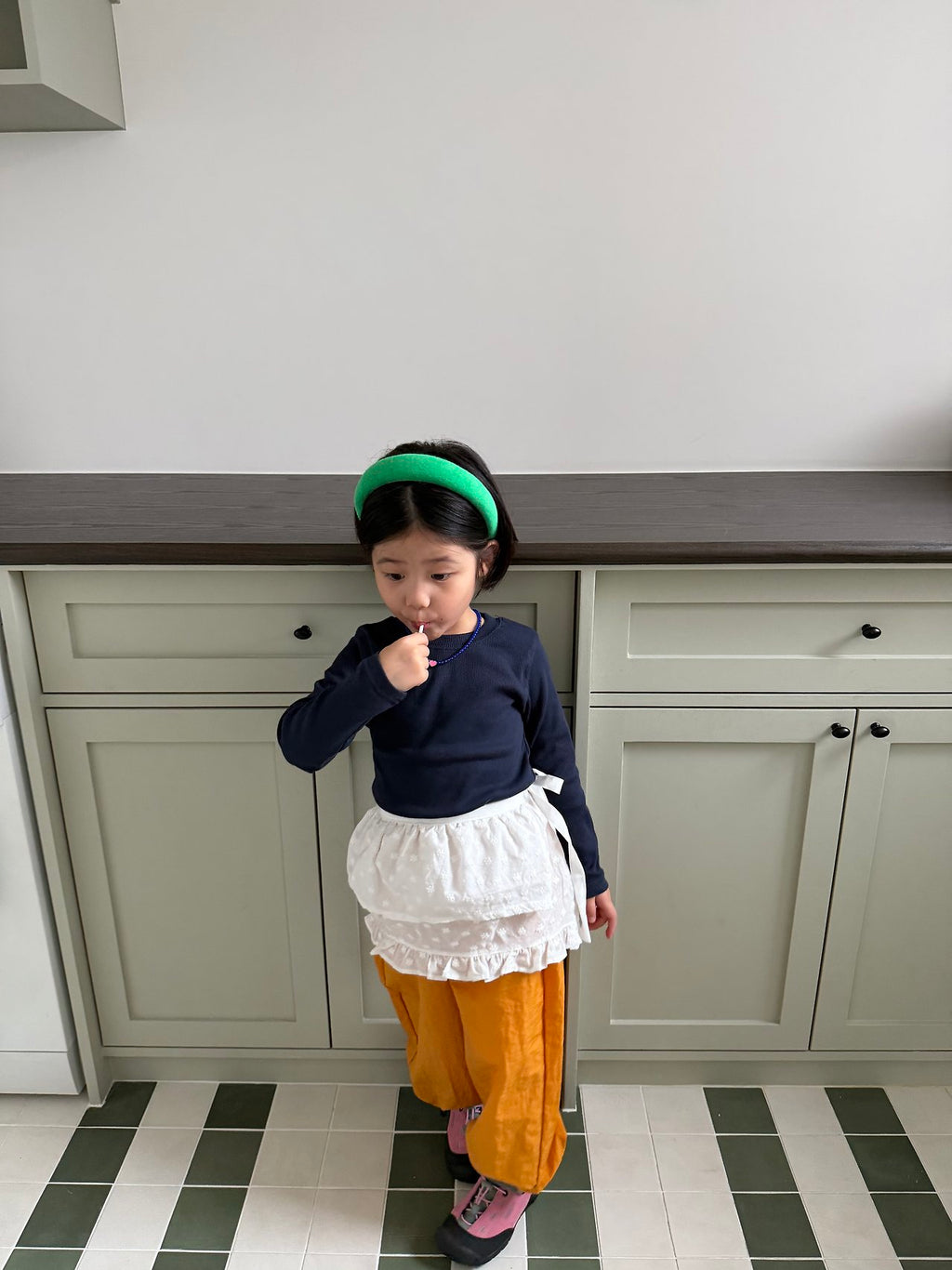 pie Baby Breath Apron Skirt