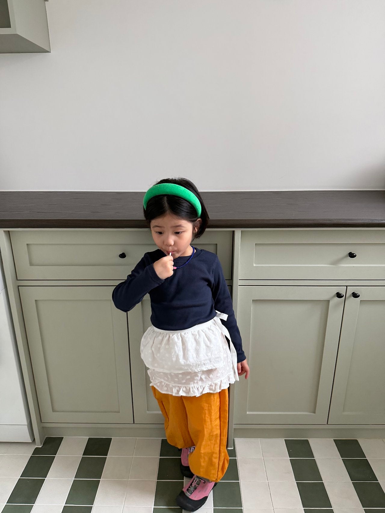 pie Baby Breath Apron Skirt