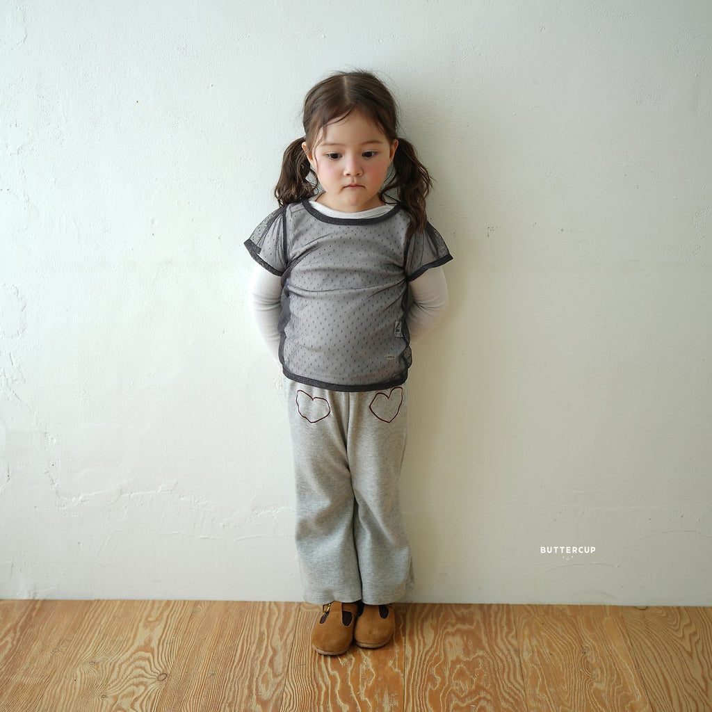 Buttercup Heart Bootcut Pants