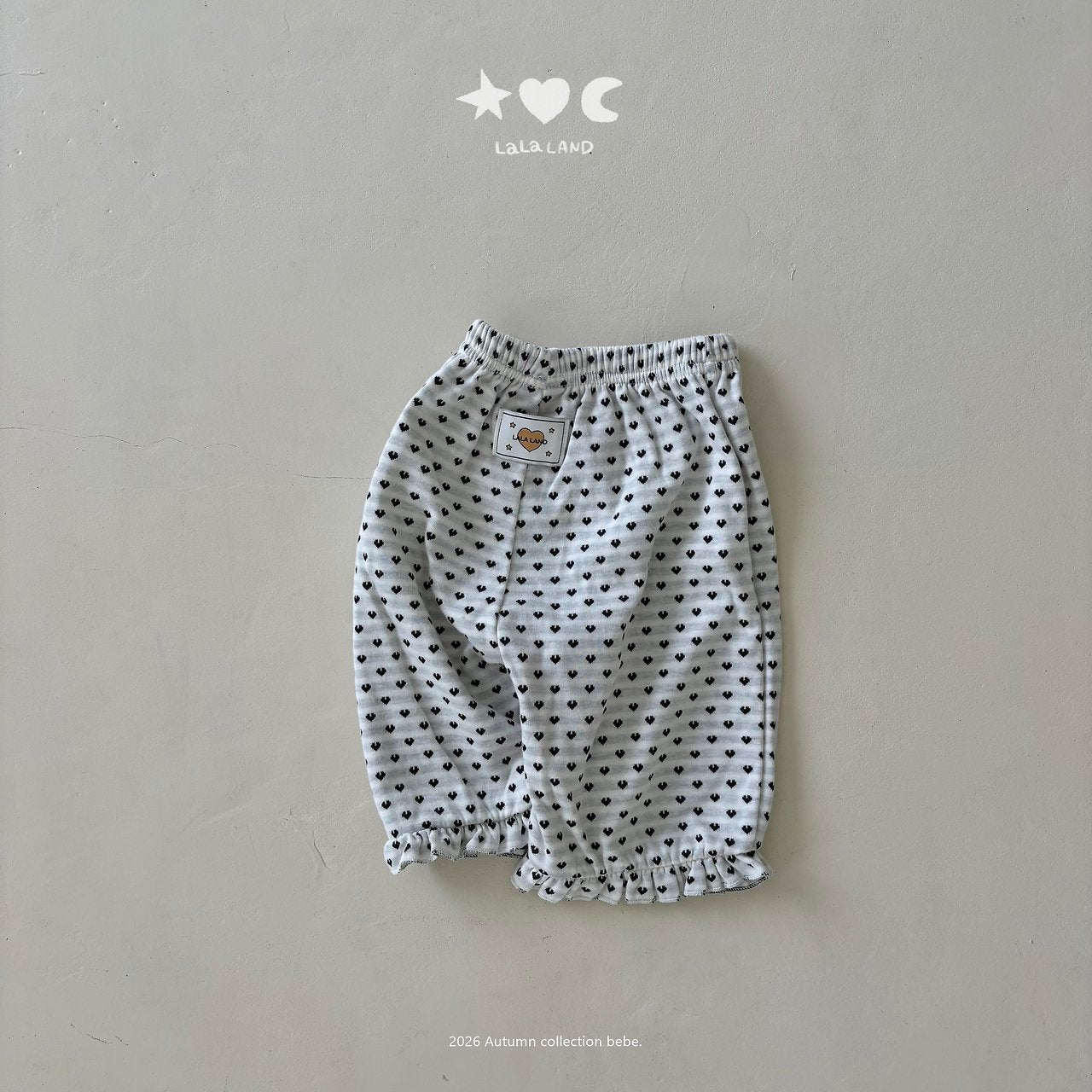 Lalaland Heart Dot Frill Pants