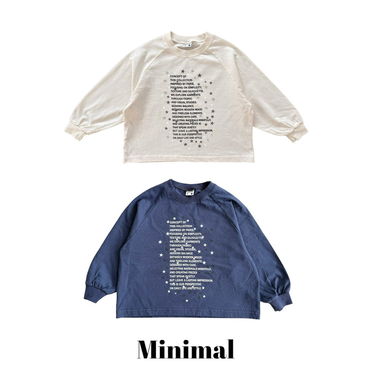 Minimal Star Lettering Tee