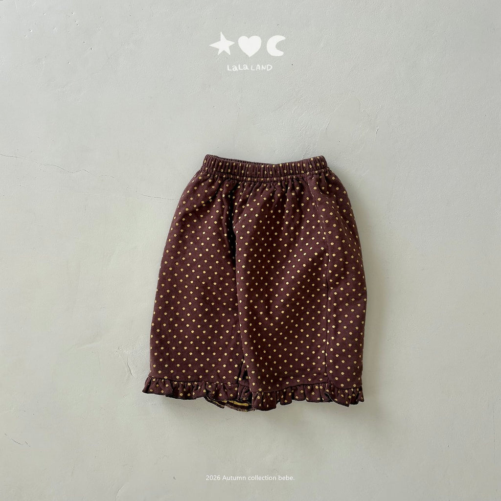 Lalaland Heart Dot Frill Pants