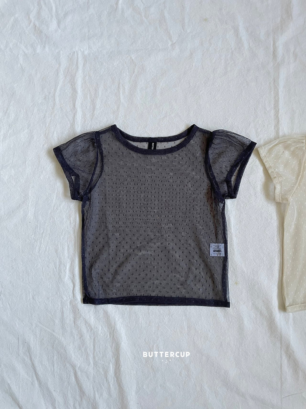 Buttercup Dot Sheer Tee