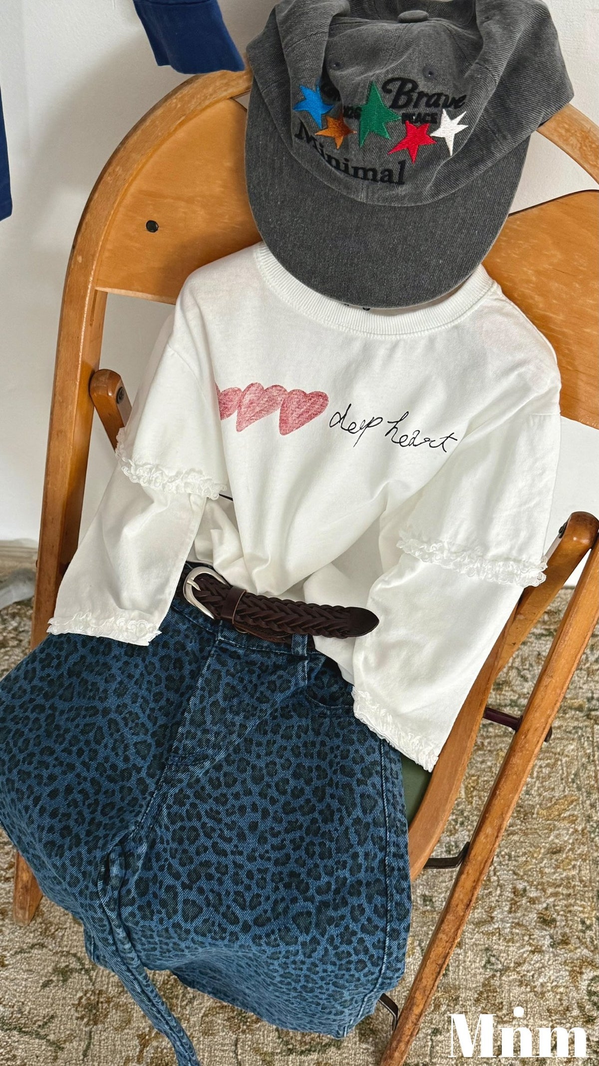 Minimal Leopard Standard Denim
